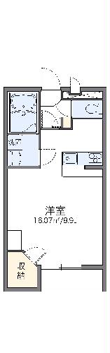 レオパレス双柳1番館の間取り