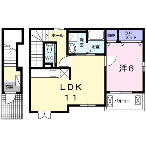 クレストタウン Ⅱの間取り