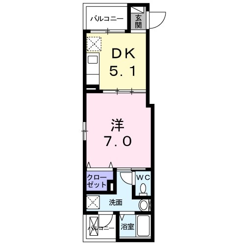 ルーチェ磯子の間取り