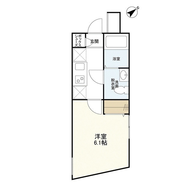ウェルスクエアイズム渋谷本町の間取り