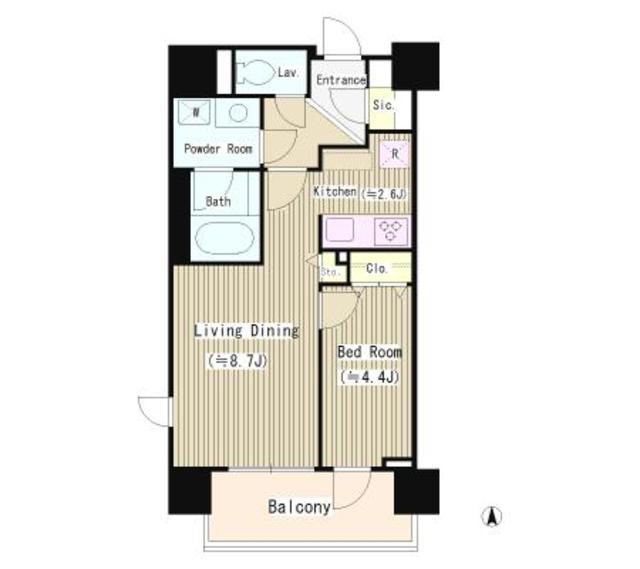 パーク フィル ヴェールの間取り