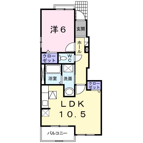 ブリリアント Kの間取り
