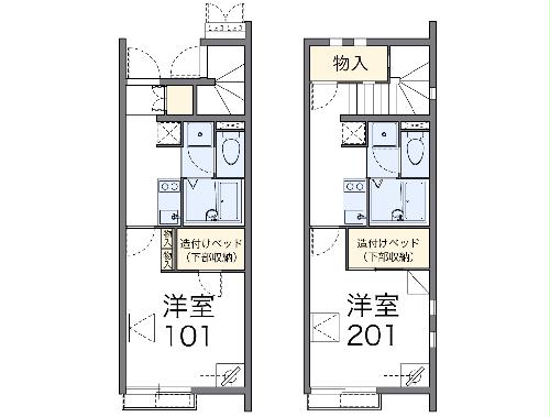 レオネクストみつるぎの間取り
