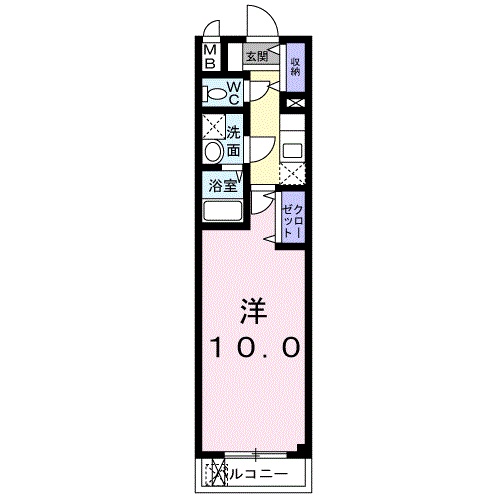 アルトプェンテの間取り