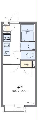 クレイノMUSASHI壱号館の間取り
