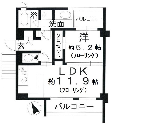 パークホームズ覚王山 WESTの間取り