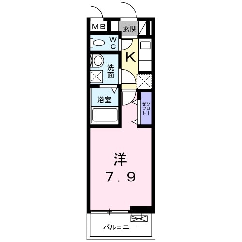 Belle Fleurの間取り