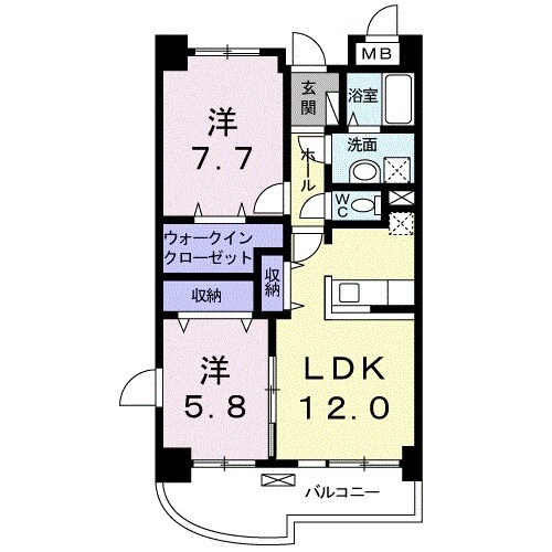 ベルファーレの間取り