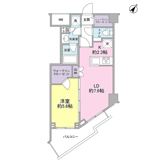 スタイリオ中延駅前の間取り