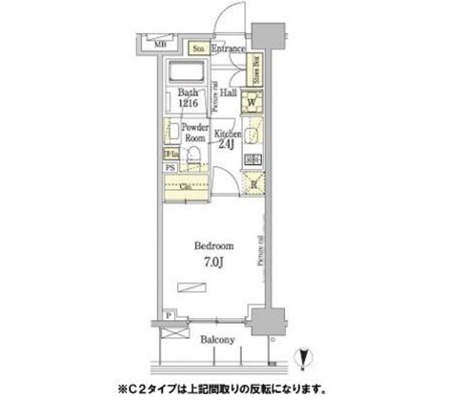 パークアクシス錦糸町・親水公園の間取り