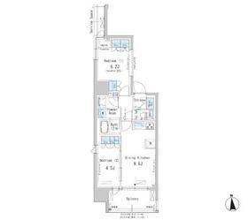 パークアクシス新御徒町Ｅａｓｔの間取り