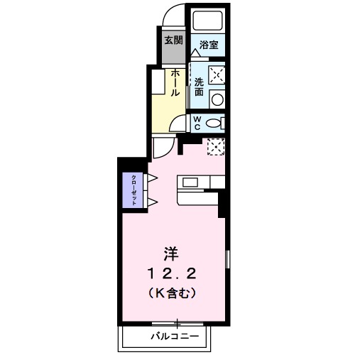 アメニティーの間取り