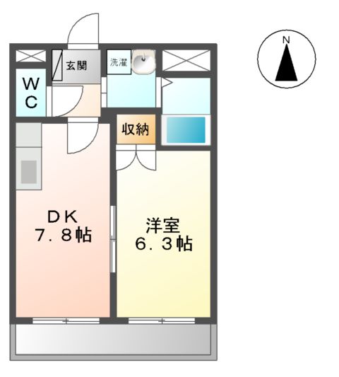 コンフォースⅡの間取り