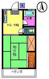 第一光コーポの間取り