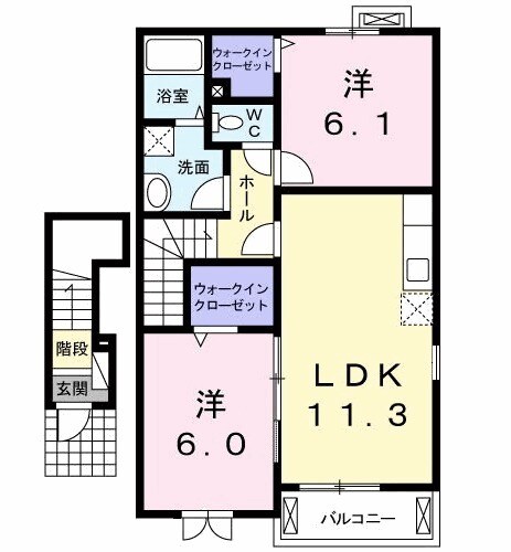 グランデ ストラーダBの間取り