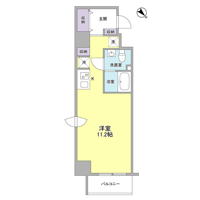 スタイリオ中延の間取り