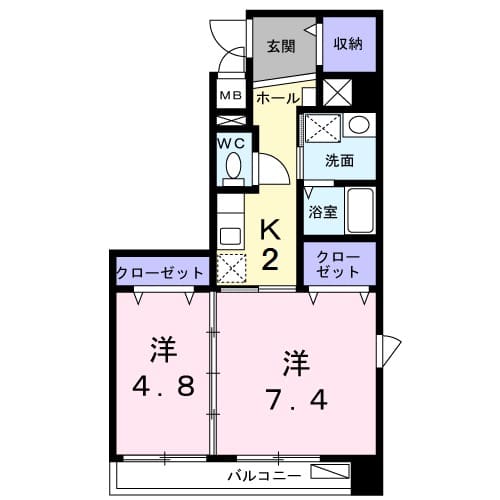 グランシャンの間取り