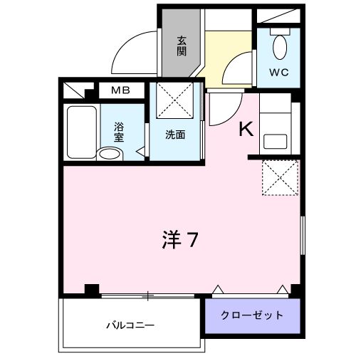 メゾン三光Ⅱの間取り