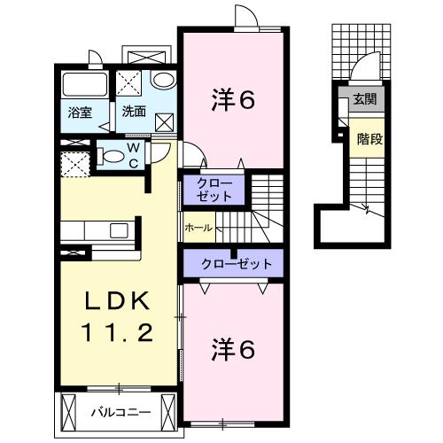 プリムローズの間取り