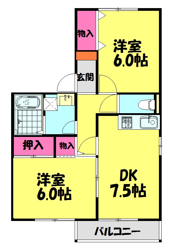 グランシャリオの間取り