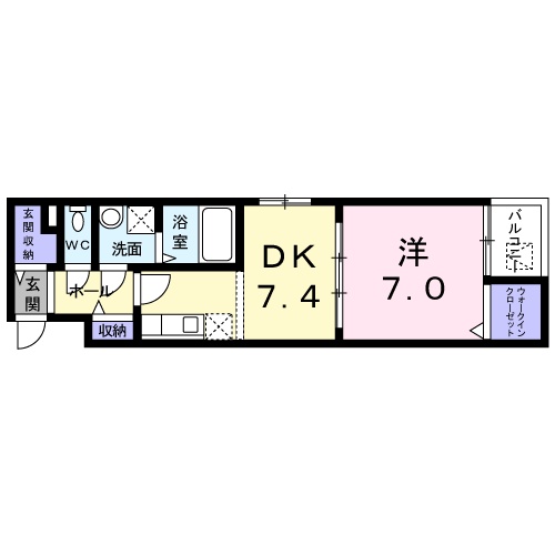 K.OレーベンⅡの間取り