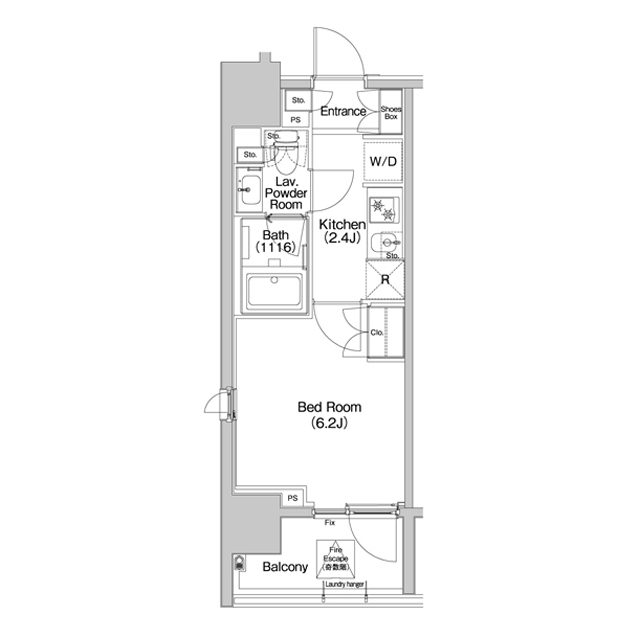 コンフォリア品川ＥＡＳＴの間取り