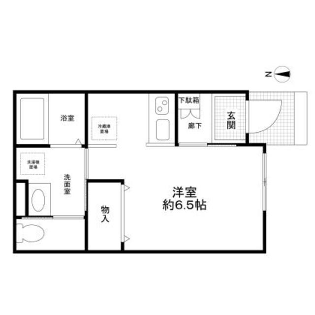 北新宿2-5-33の間取り