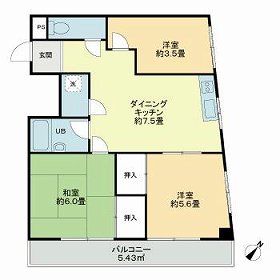 ダイアパレス大崎・203号室の間取り