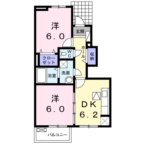 トランキーロ・YⅡの間取り