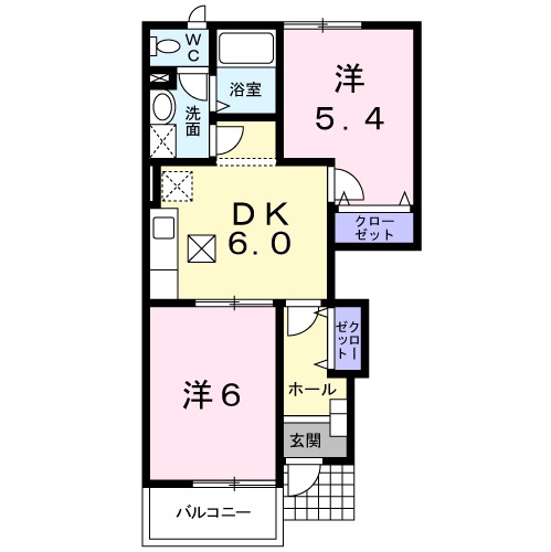 ハピネスの間取り