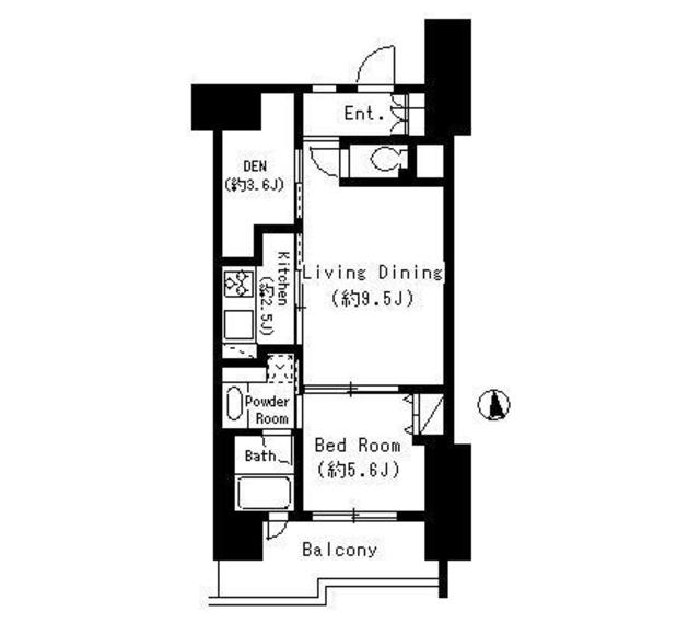 パークキューブ東品川の間取り