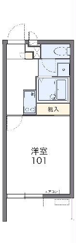 レオパレスマインの間取り