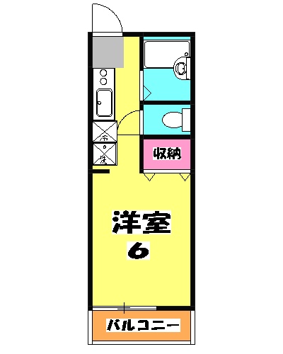 EL PATIO 壱番館の間取り