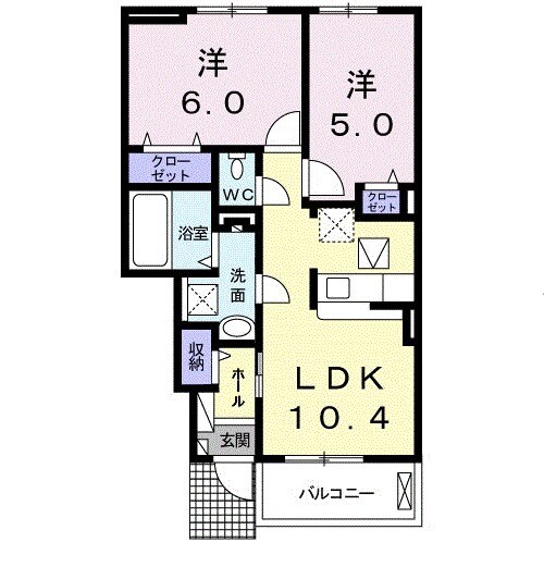 ヴォレ・アルティジャーノの間取り