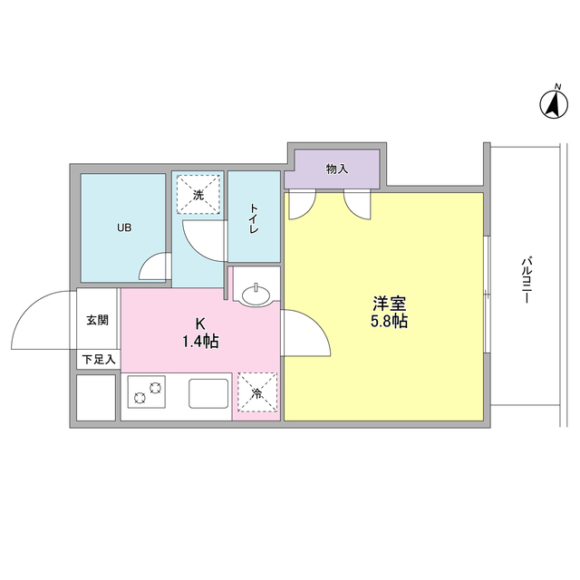 エメラルドマンション3の間取り