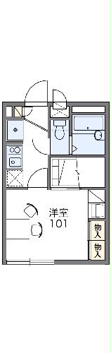 レオパレスEXの間取り