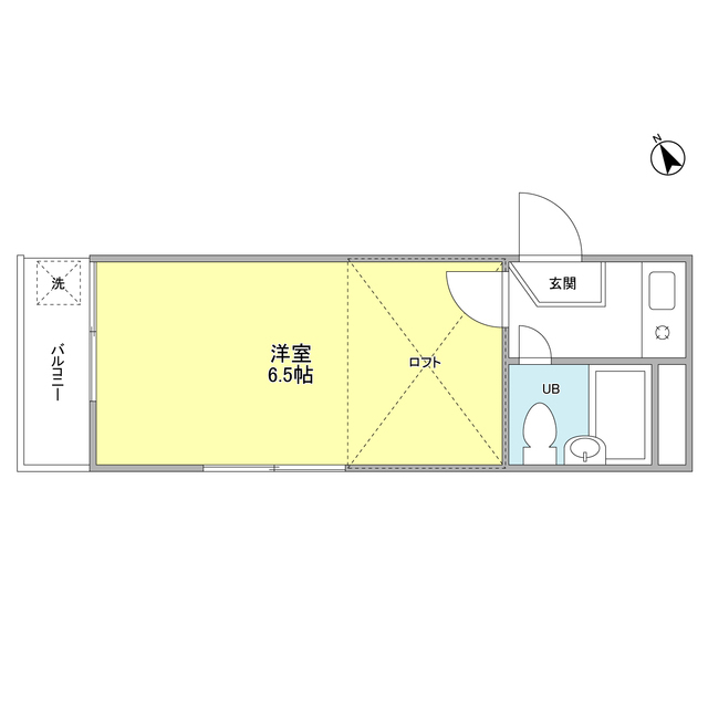 シャンテ中井の間取り