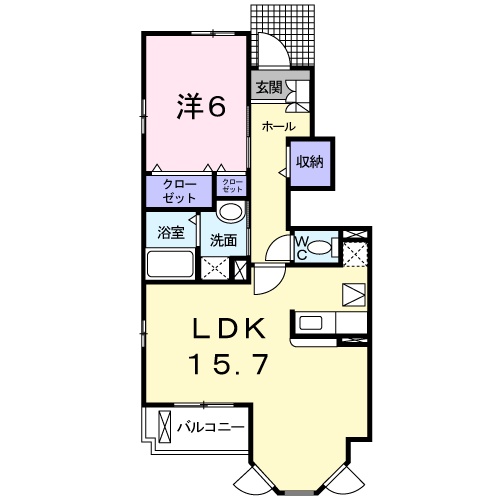 ポライトリーⅡの間取り