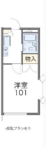 レオパレスフラワーアイランドの間取り