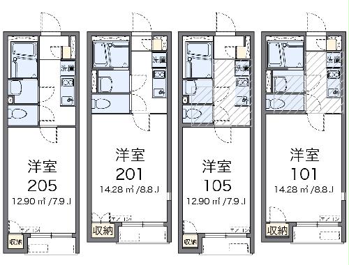 レオネクストネオエスト花園の間取り