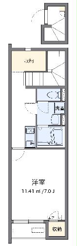 クレイノ本町南の間取り