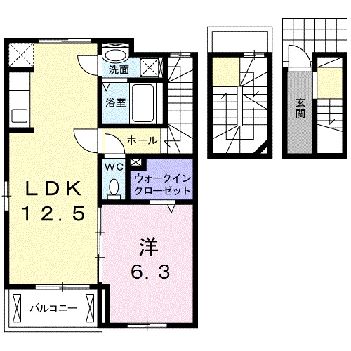 ソレイユ滝の水の間取り
