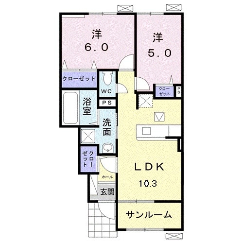 ラ・ルーチェの間取り