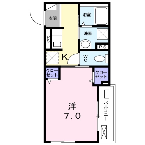 パークハイム常盤台の間取り