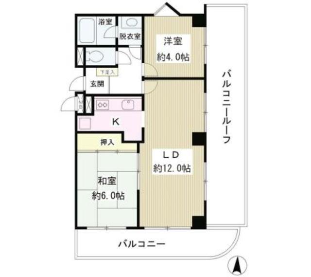 パステル中野の間取り
