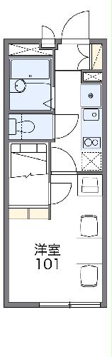 レオパレスN アルシオネの間取り