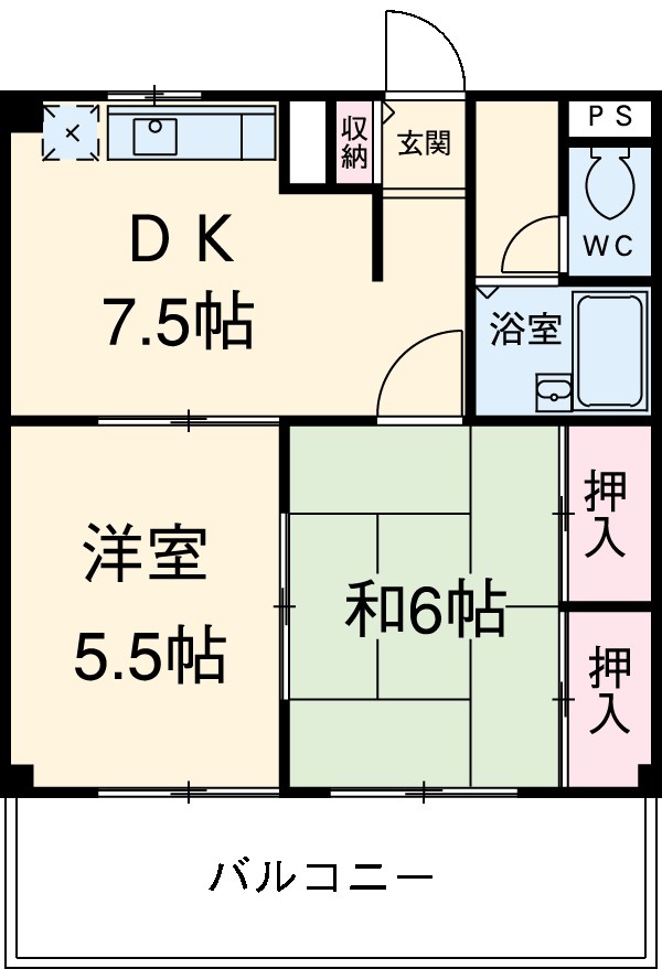 ピオニーⅠの間取り