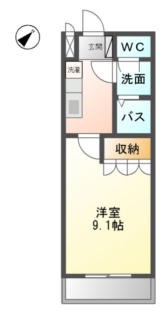 グリーンヒルズ・ハイツ桶狭間の間取り