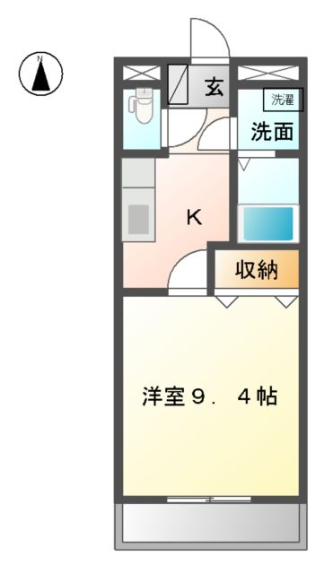 メゾンシクラメンの間取り
