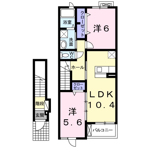 フォルテシモ fの間取り